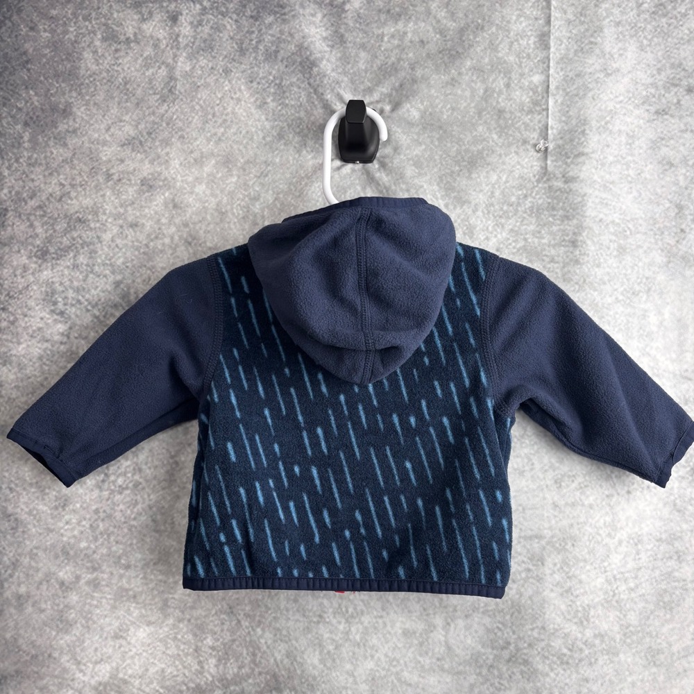 The North‎ Face Baby Glacier Full Zip Hoodie Fleece Jacket Coat Size 0-3 Months - Picture 3 of 9
